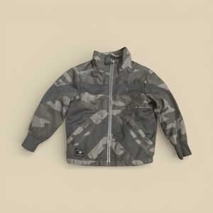 LRG Gray Camouflage Windbreaker Toddler 2T Jacket Military Casual Skater Style